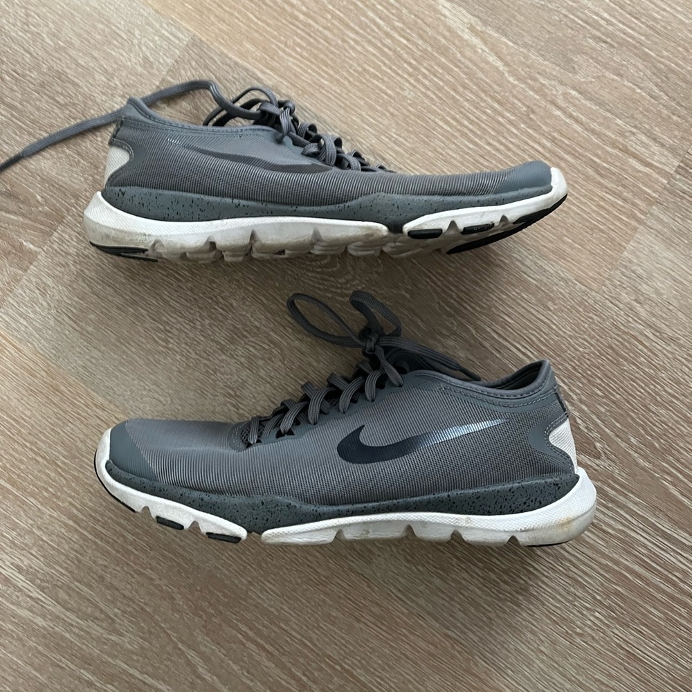 Nike gray running/training shoes
